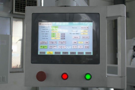 Paper Bag Machine Touch Screen