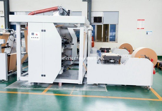 Paper Carry Bag Making Machine Inline 2 Color Printing