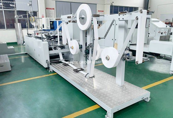 Paper Shopping Bag Making Machine Handle Uwind