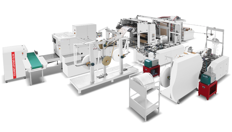 KTPM BHB Shopping paper bag making machine